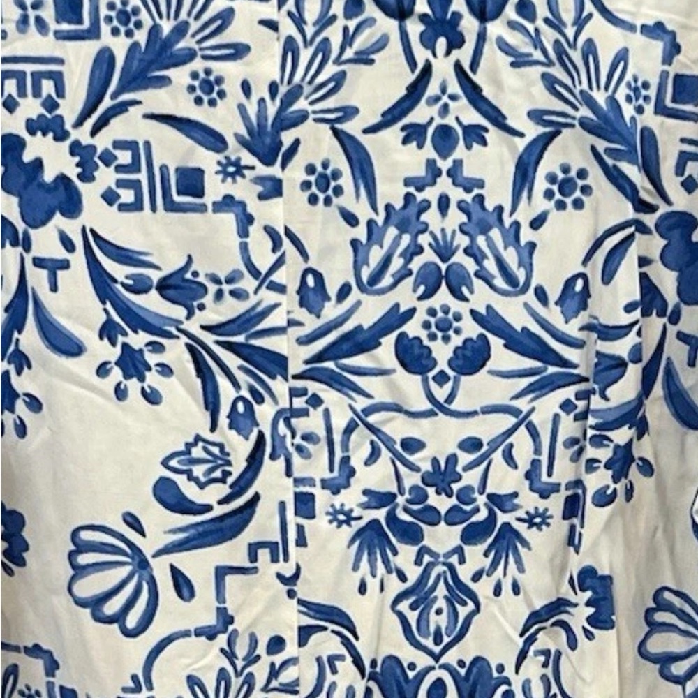 H&M Blue and White Floral Dress Small - Picture 9 of 11
